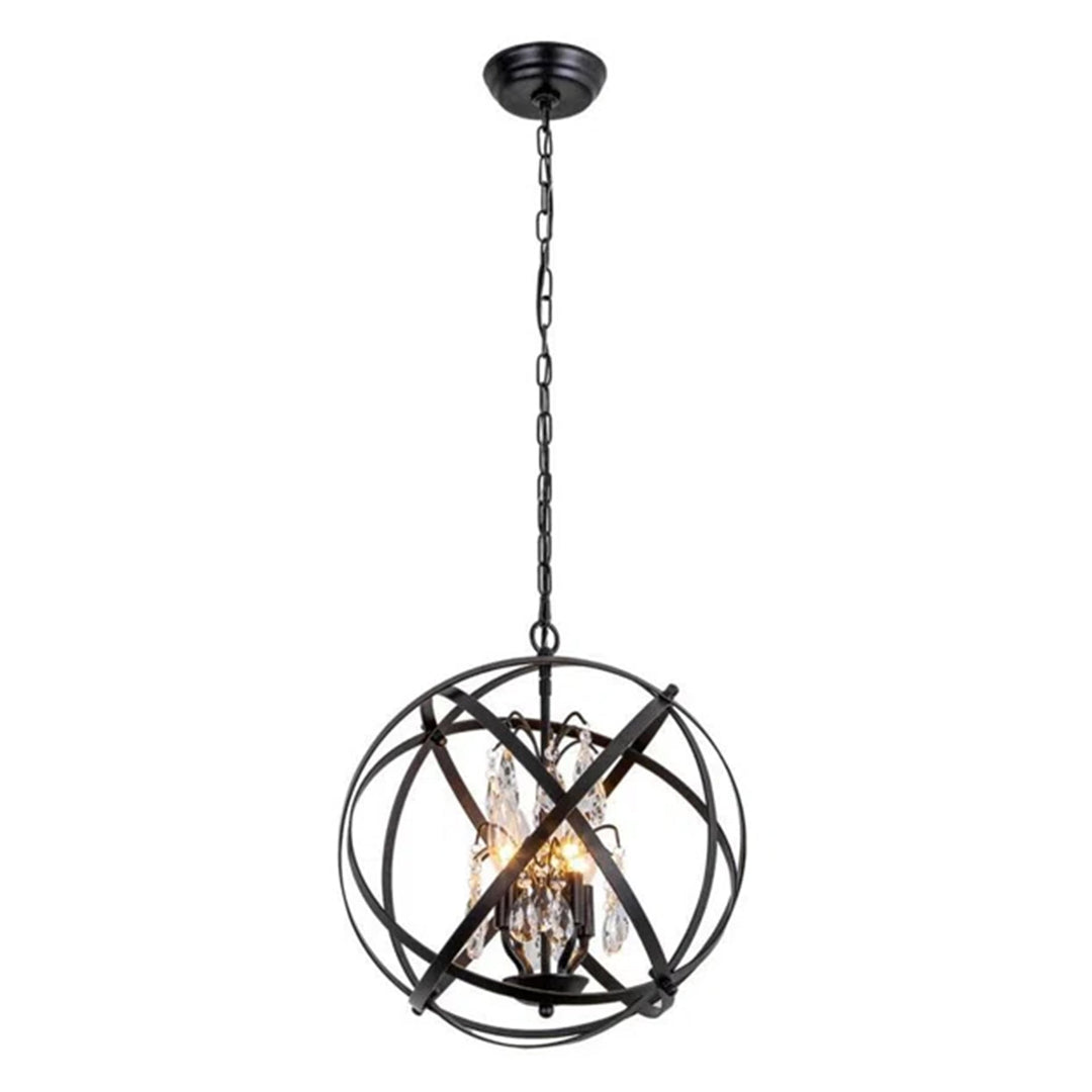 Maxax 4 - Light Dimmable Globe Chandelier #MX19026
