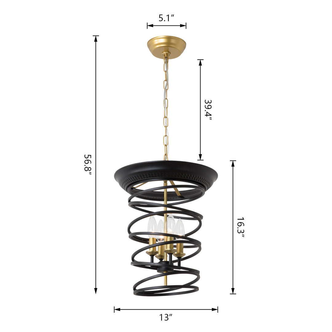 Maxax 4 - Light Dimmable Chandelier #19212