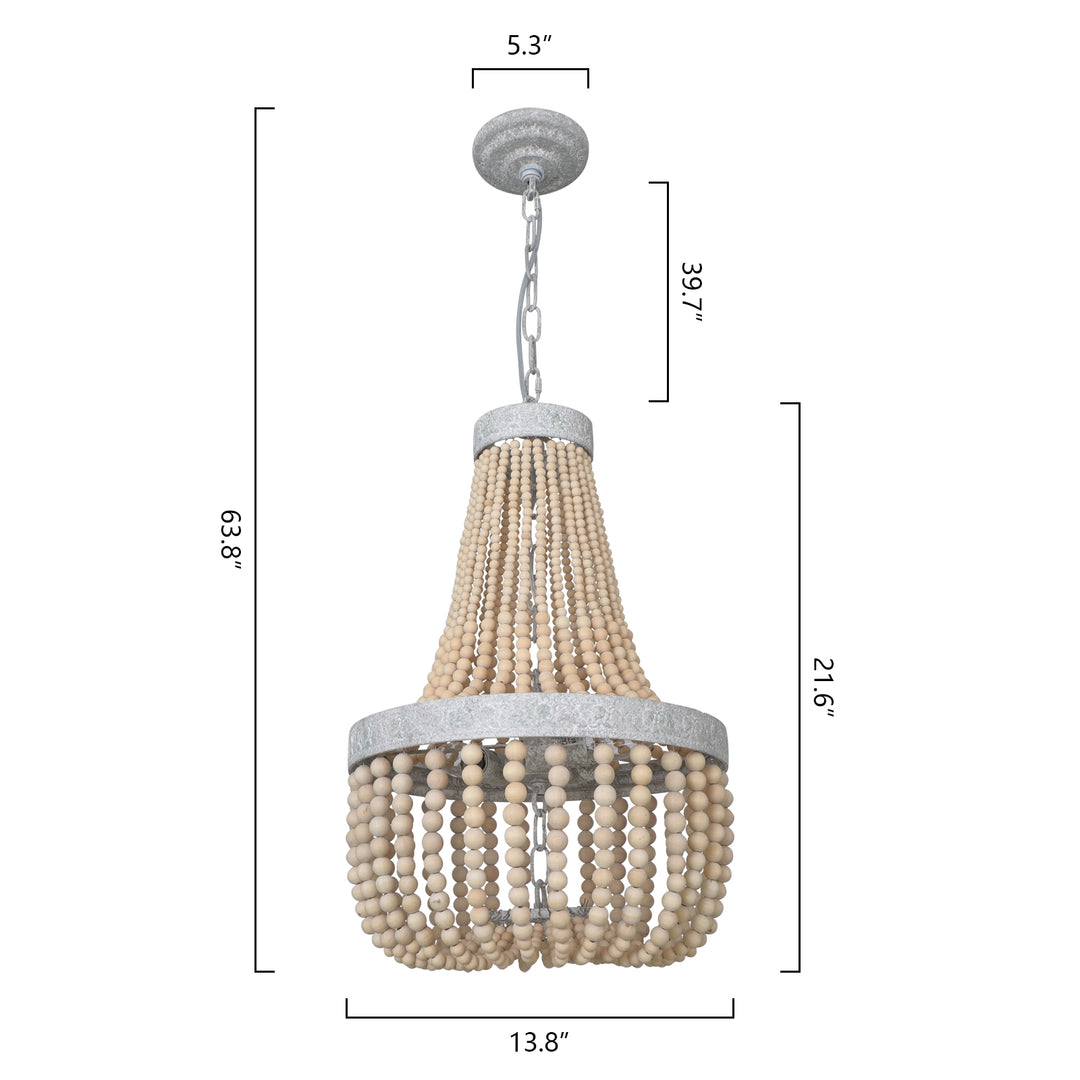 Maxax 3 - Light Dimmable Empire Chandelier #10001-3WD