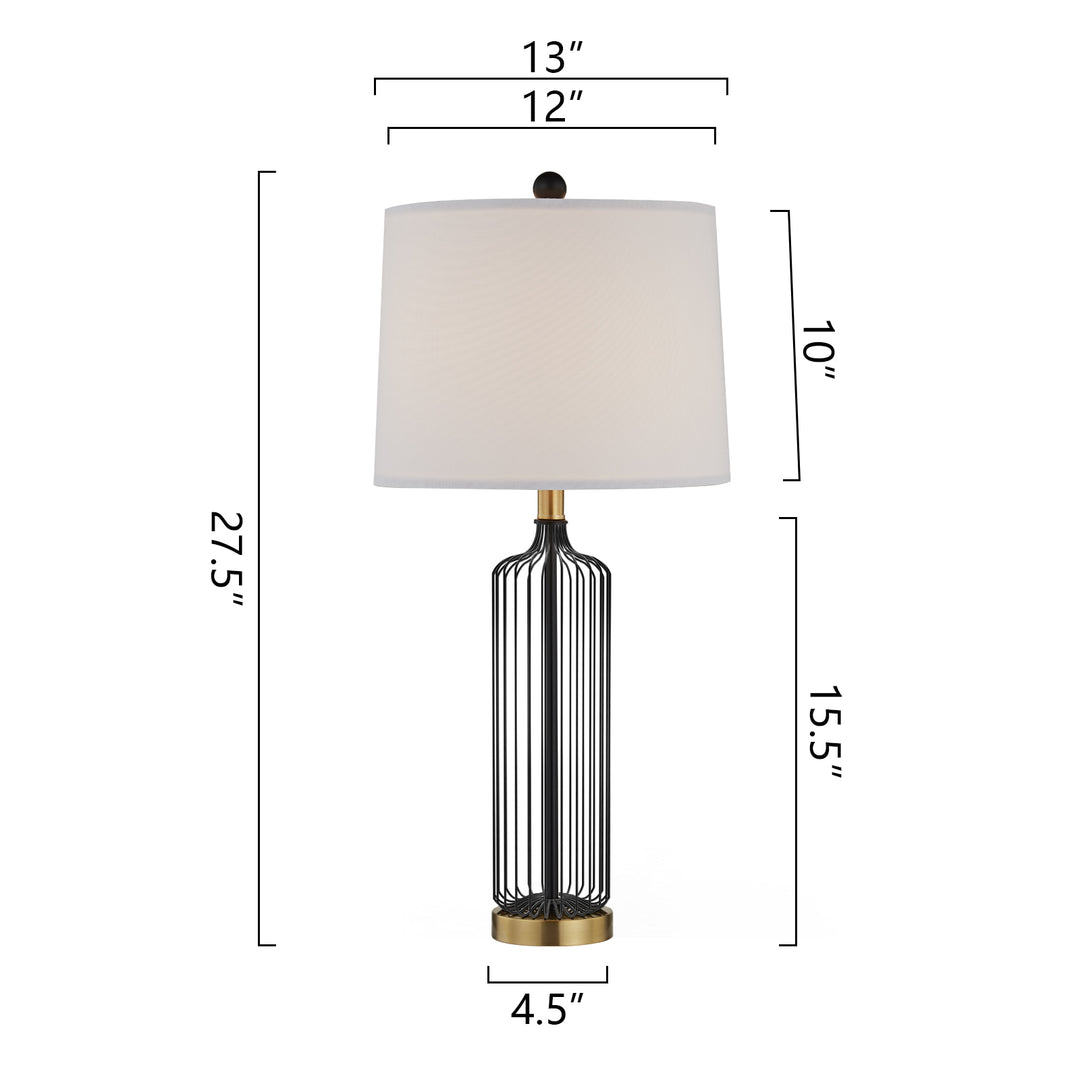 Maxax 27.5in Modern Table Lamps Set of 2 #T100