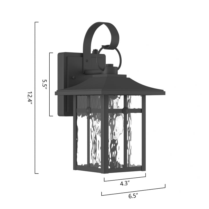 Maxax Wrought Iron Wall Lights (Set of 2) #MX7003-W1BK