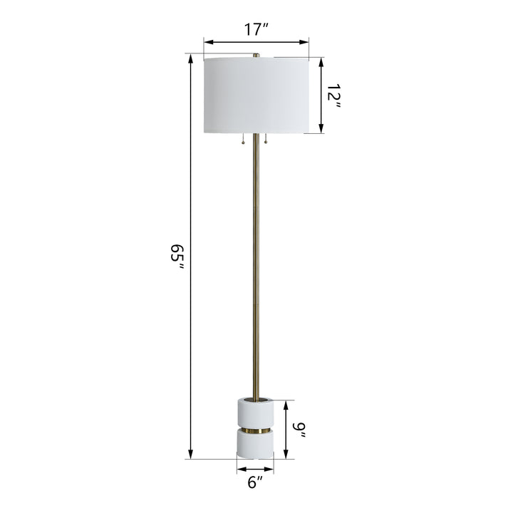 65'' Traditional Floor Lamp