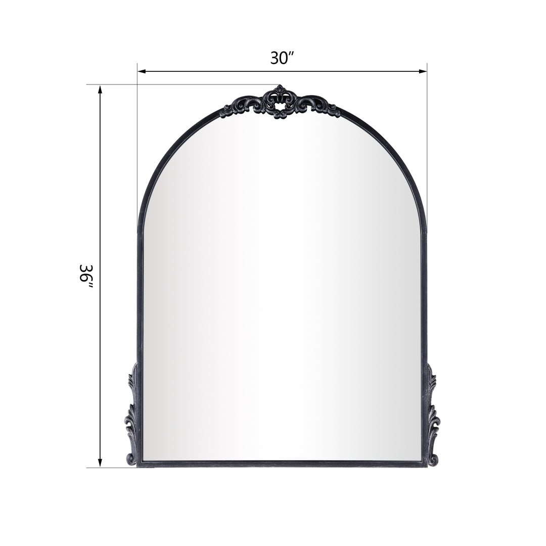 Vintage Style Metal Flat Decorative Wall Mirror #31013