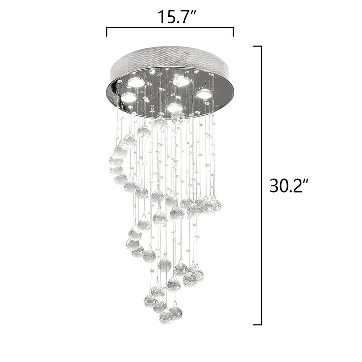 Maxax Luxury Modern Raindrop Chandelier #MX16004-C