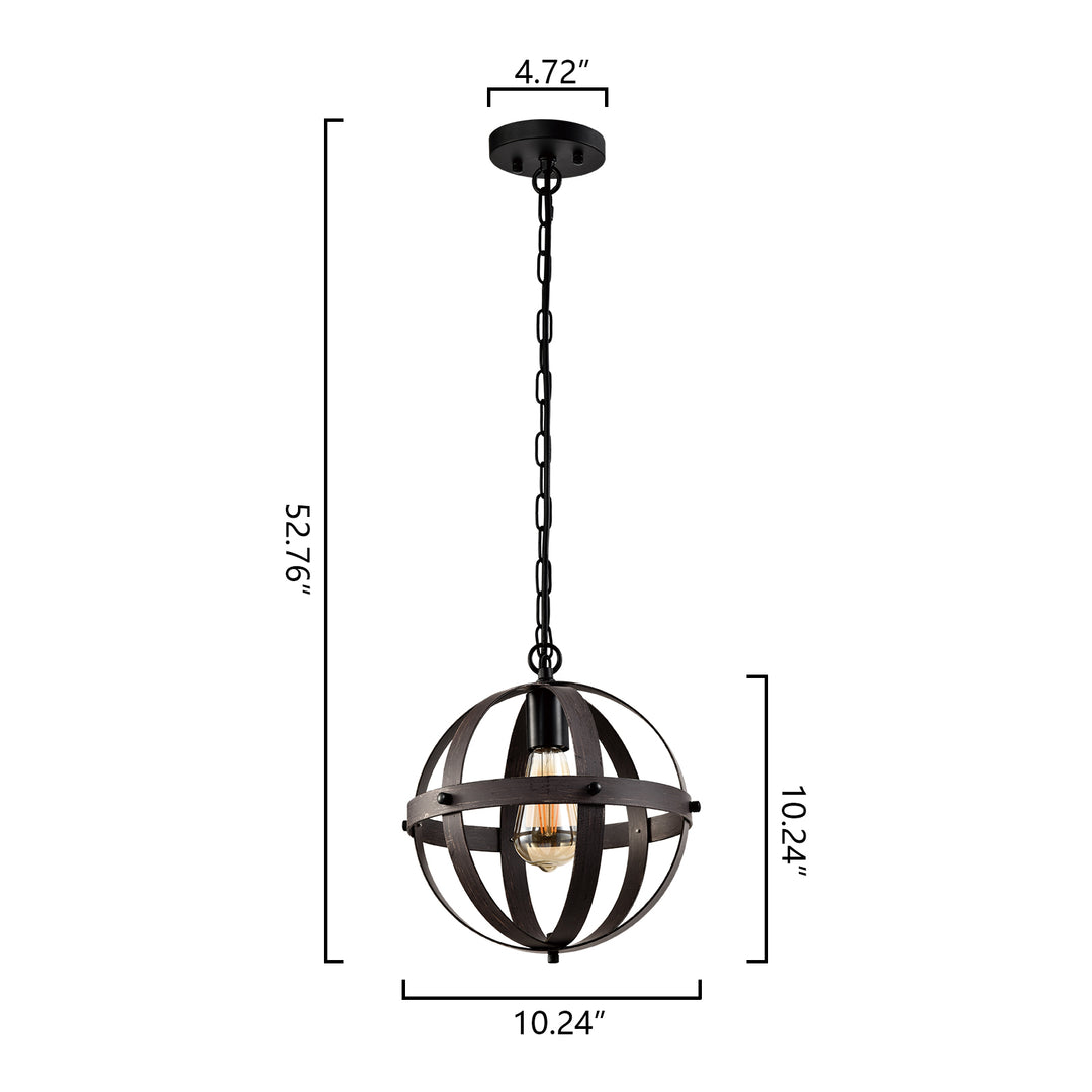 Maxax 1 - Light Single Black Pendant Light Kitchen #MX21019