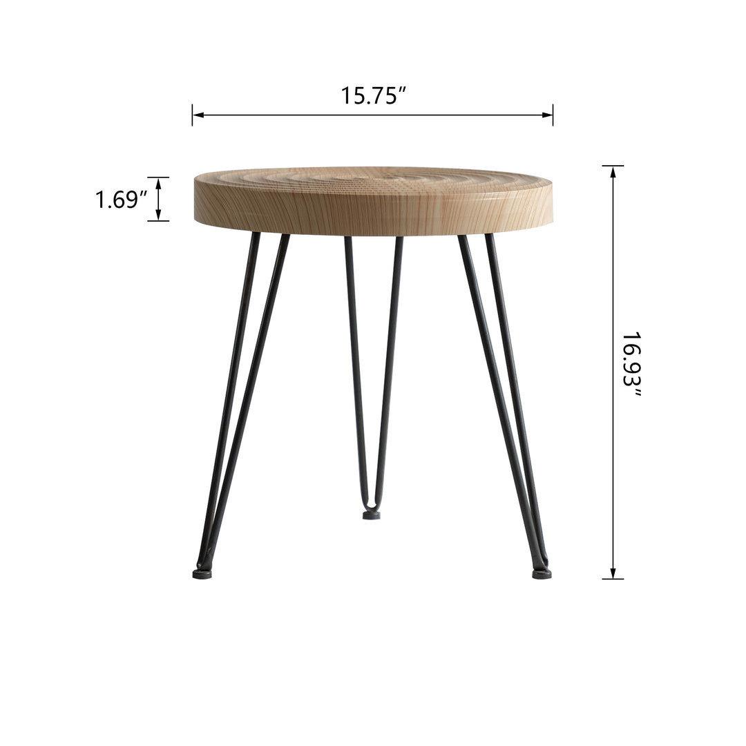 Maxax Tray Top 3 Legs End Table #25004-WD