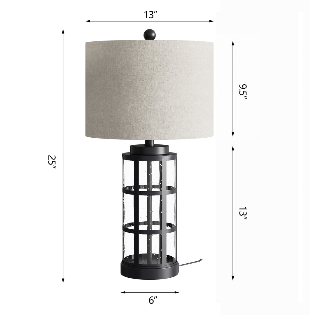 USB Table Lamp (Set of 2) #T167-BK