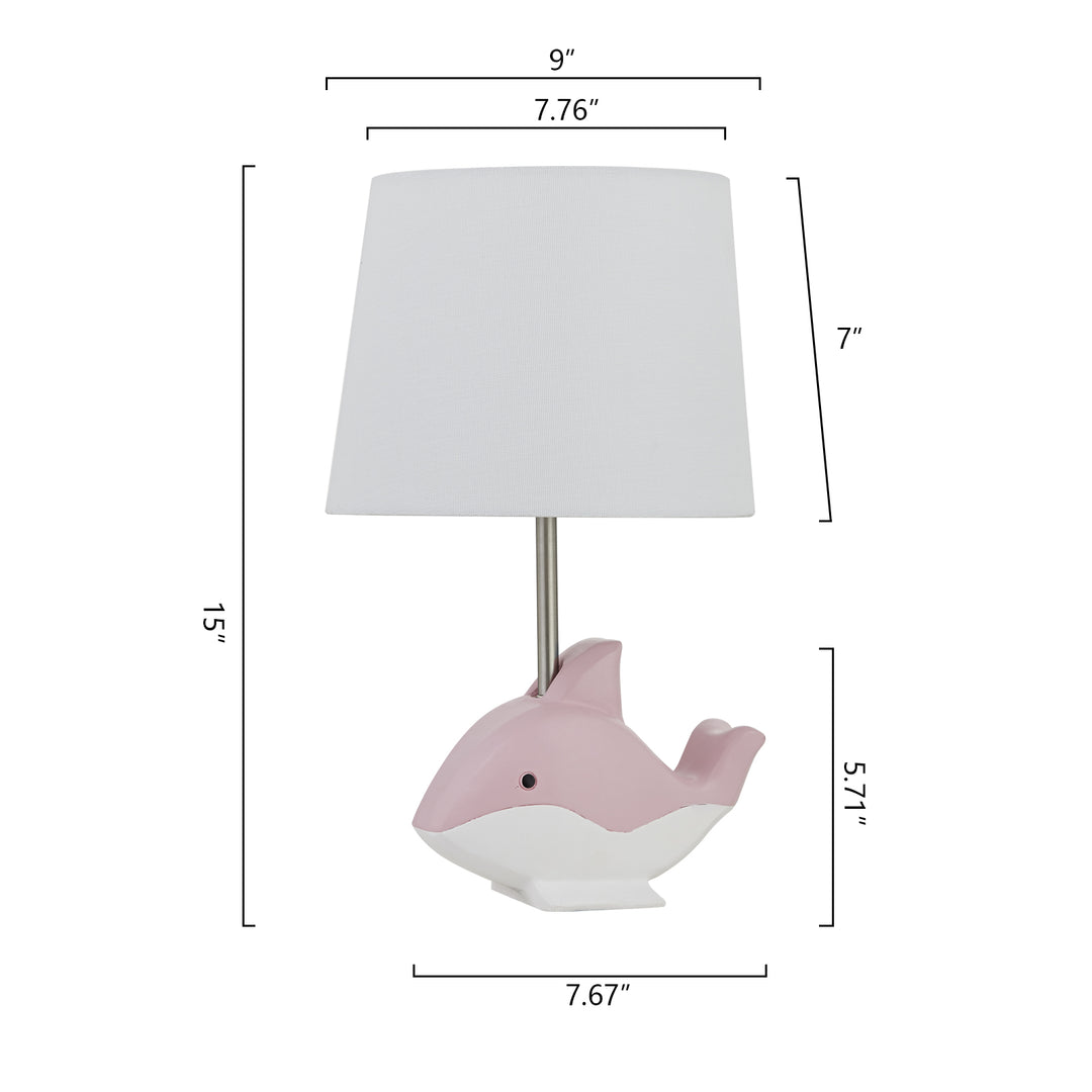 Maxax 15 Inch Bedside Blue Child/Kids Table Lamp #T113