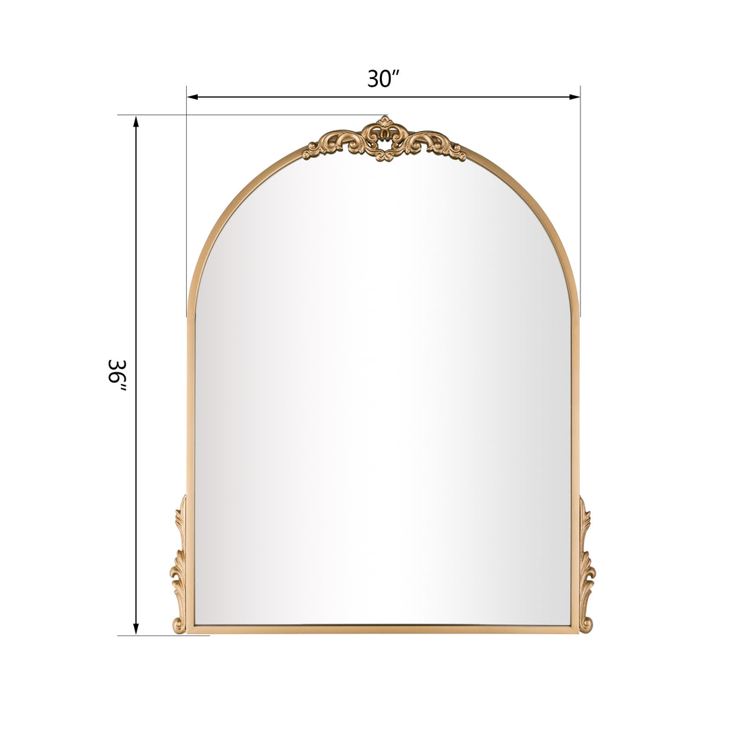 Vintage Style Metal Flat Decorative Wall Mirror #31013