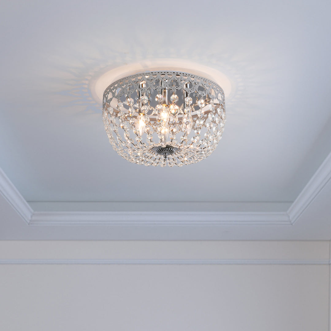 Maxax 4 - Light 15in Simple Bowl Flush Mount Ceiling Light #MX19132