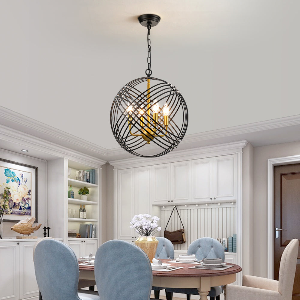 Maxax 4 - Light Unique/Statement Globe Pendant #MX19043