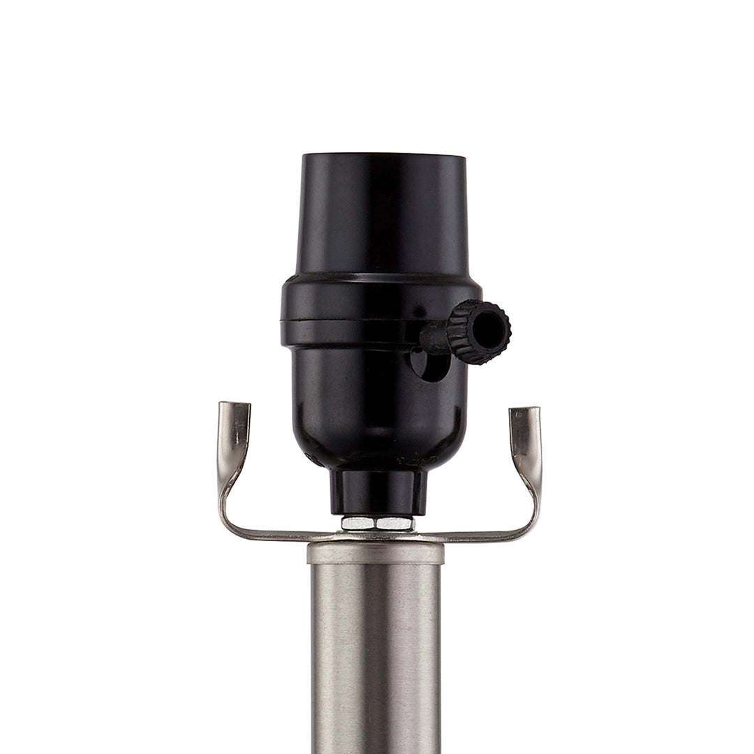 Lustre 27.5'' Crystal/nickel Table Lamp Set #T109