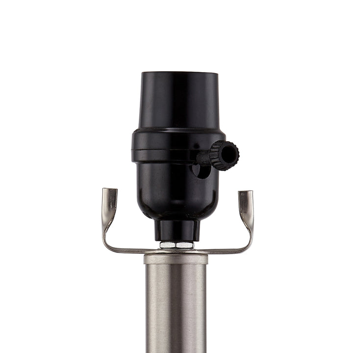 Lustre 27.5'' Crystal/nickel Table Lamp Set #T109