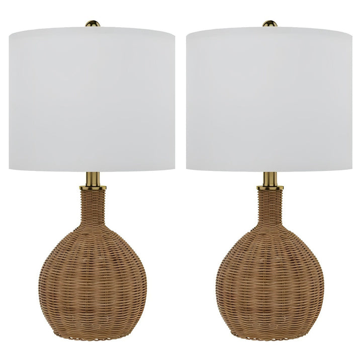 Anson 22in Rattan Table Lamp