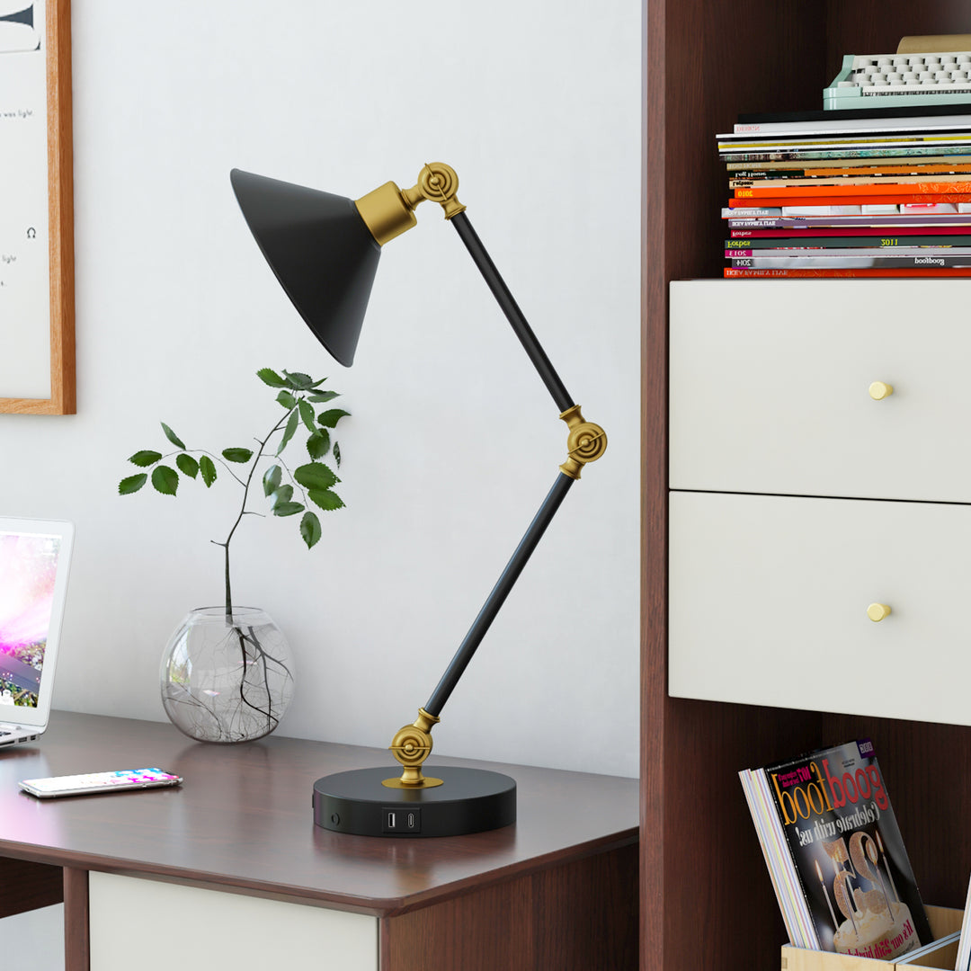 Adjustable Metal USB Desk Lamp #T140