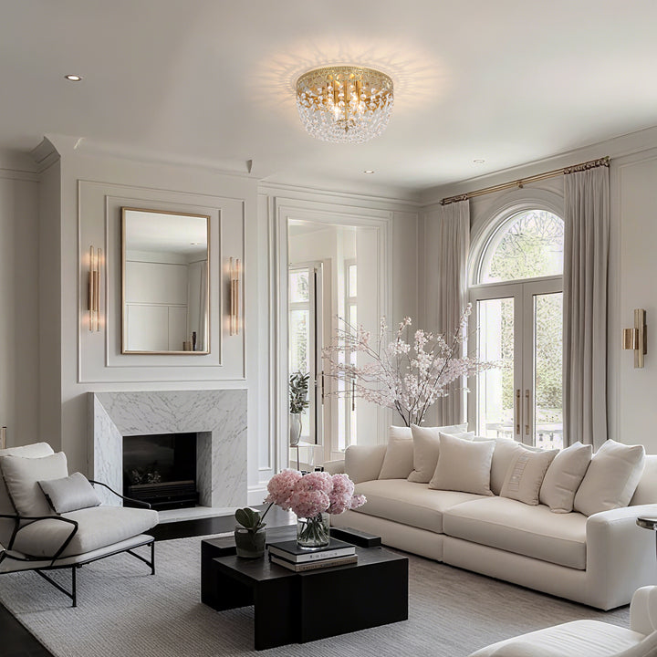 Maxax 4 - Light 15in Simple Bowl Flush Mount Ceiling Light #MX19132