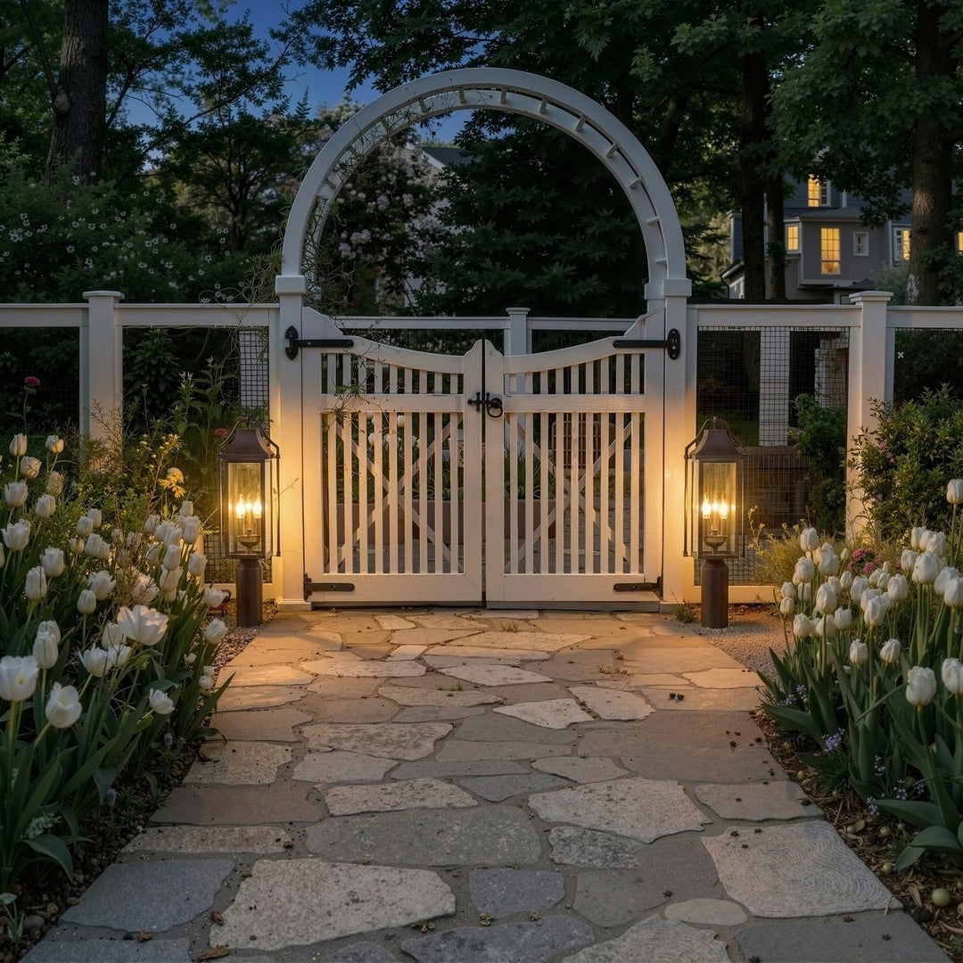 Pathfinder 23''H Black Outdoor Post Light with Clear Tempered Glass and Pier Mount Base #OP7114