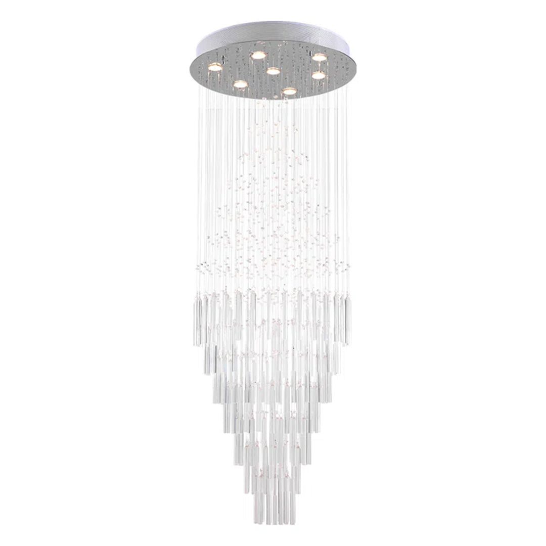 Maxax Luxury Modern Prizm Raindrop Crystal Chandelier #MX16006