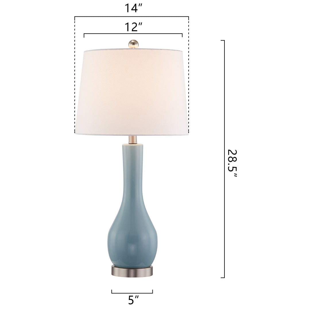 Ceramic USB Table Lamp (Set of 2)