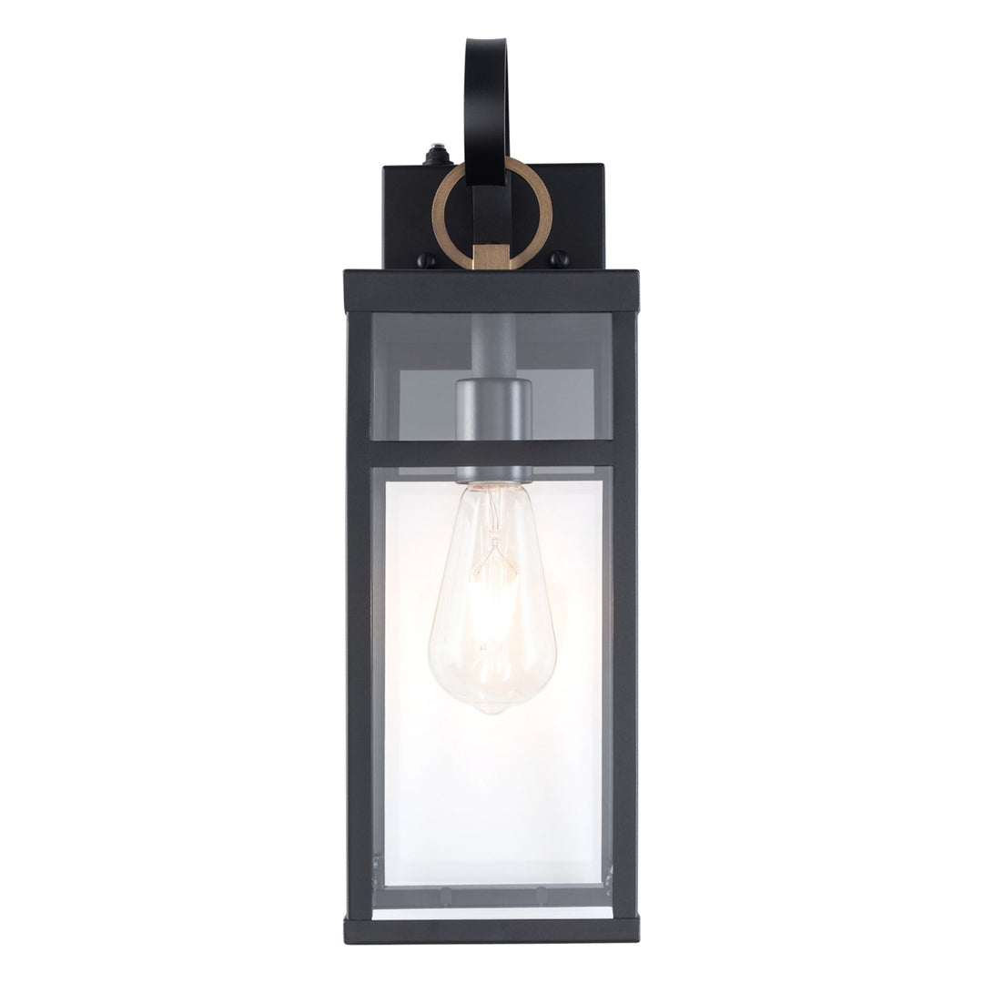17''H Iron Outdoor Wall Light with Dusk to Dawn #7036