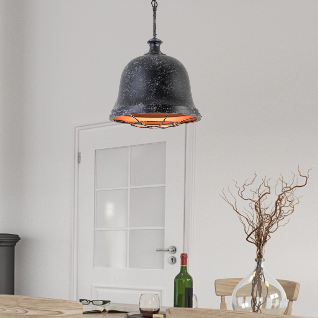 Maxax 1 - Light Unique Dome Industrial Pendant Lighting #19190-1