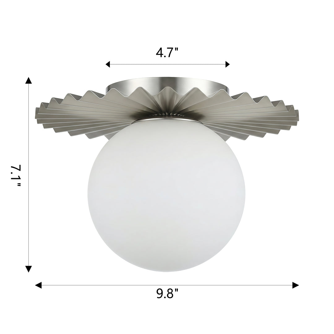 Maxax Glass Flush Mount Ceiling Lamp #MX5016
