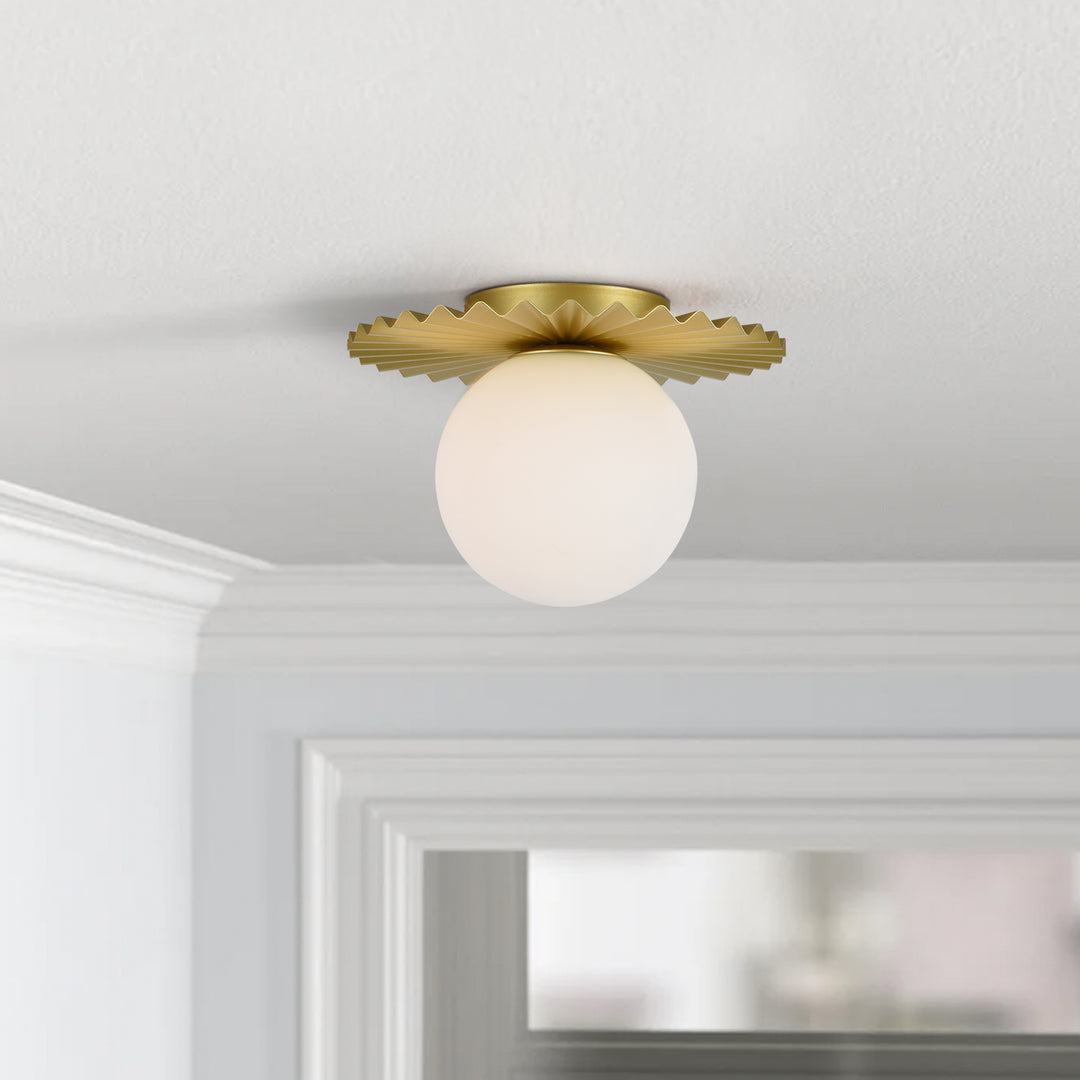 Maxax Glass Flush Mount Ceiling Lamp