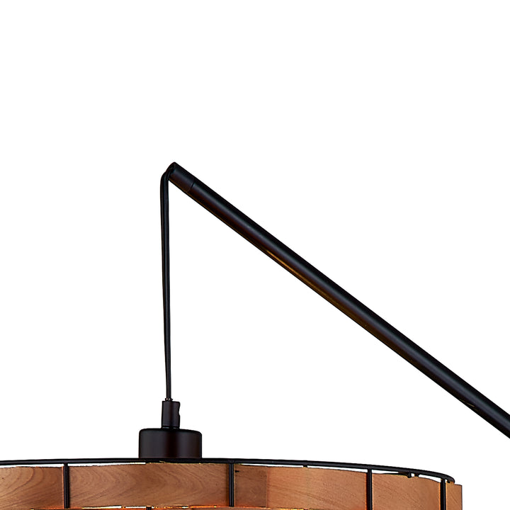 Maxax 73'' Black Arched/Arc Floor Lamp #F156