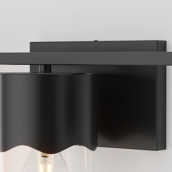 Lumin 3-light Dimmable Vanity Light With Scalloped Metal Shade