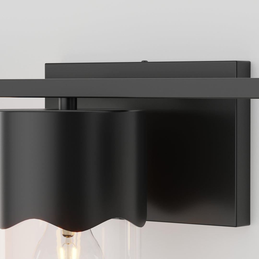 Lumin 3-light Dimmable Vanity Light With Scalloped Metal Shade