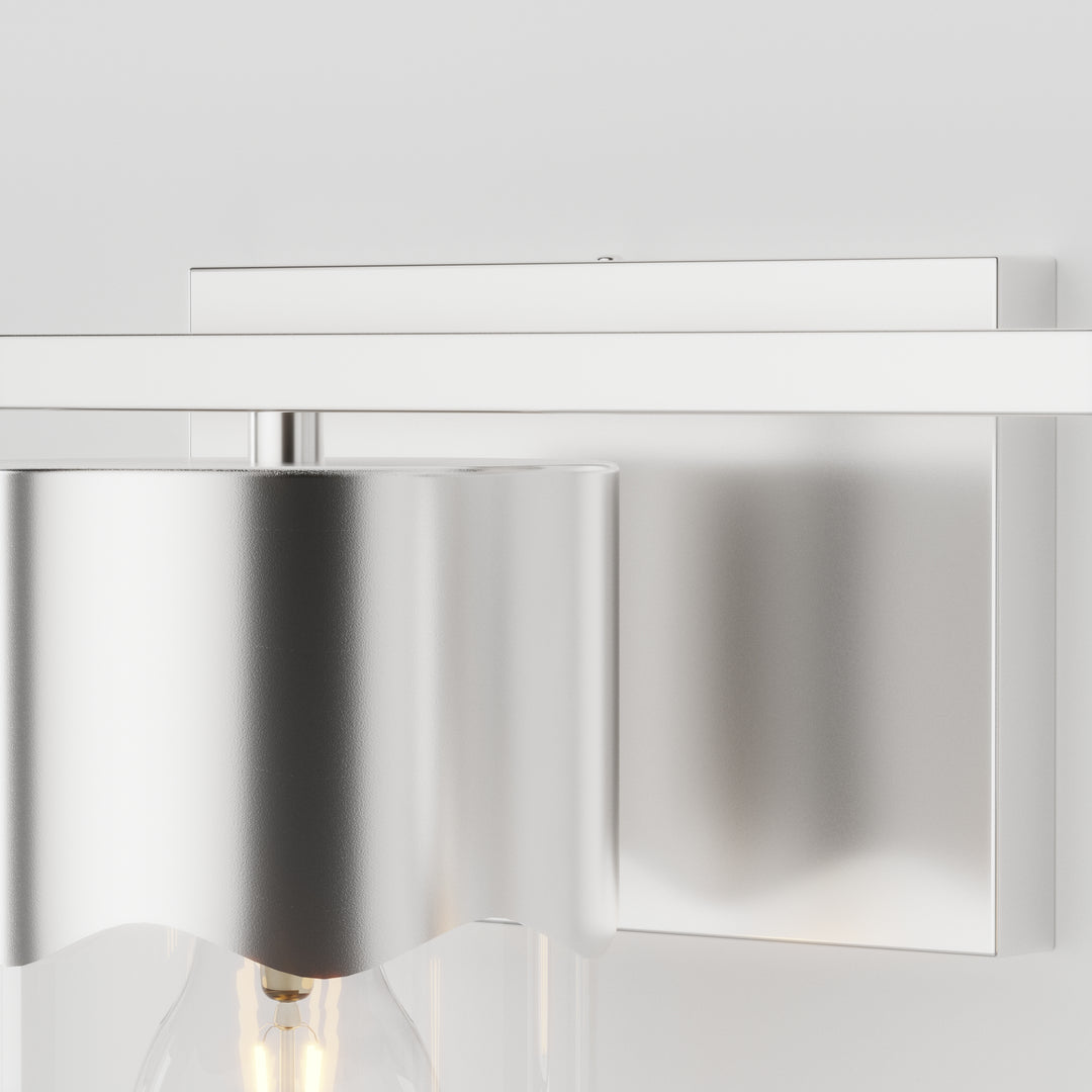 Lumin 3-light Dimmable Vanity Light With Scalloped Metal Shade