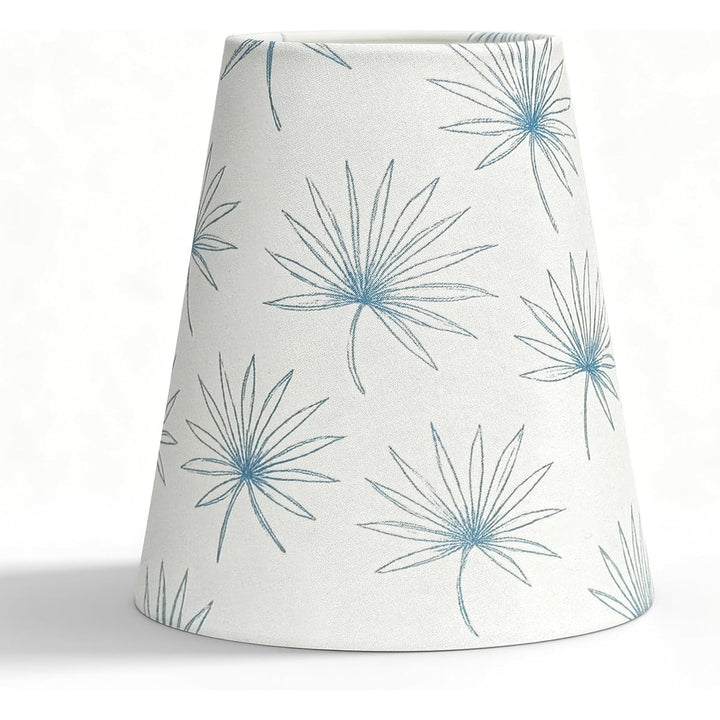 6.5" Floral Fabric Empire Lamp Shades with E12 UNO Ring, Set of 6 #LS01
