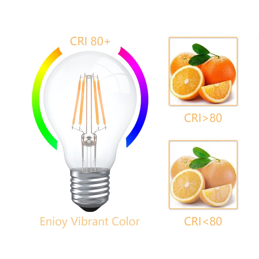 60 Watt Equivalent A19 E26/Medium (Standard) Dimmable LED Bulb (Set of 6) #A60/A19-627-6PK