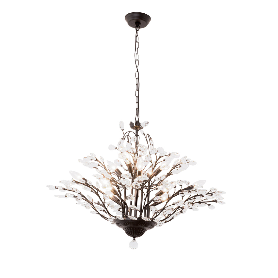 Maxax 12 - Light Dimmable Empire Chandelier #19218-12BK