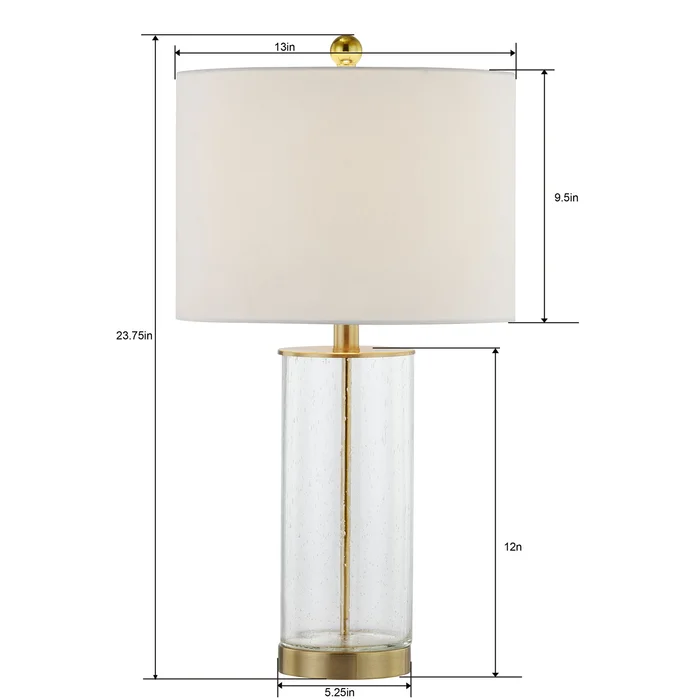 Brokk Metal Glass Table lamp