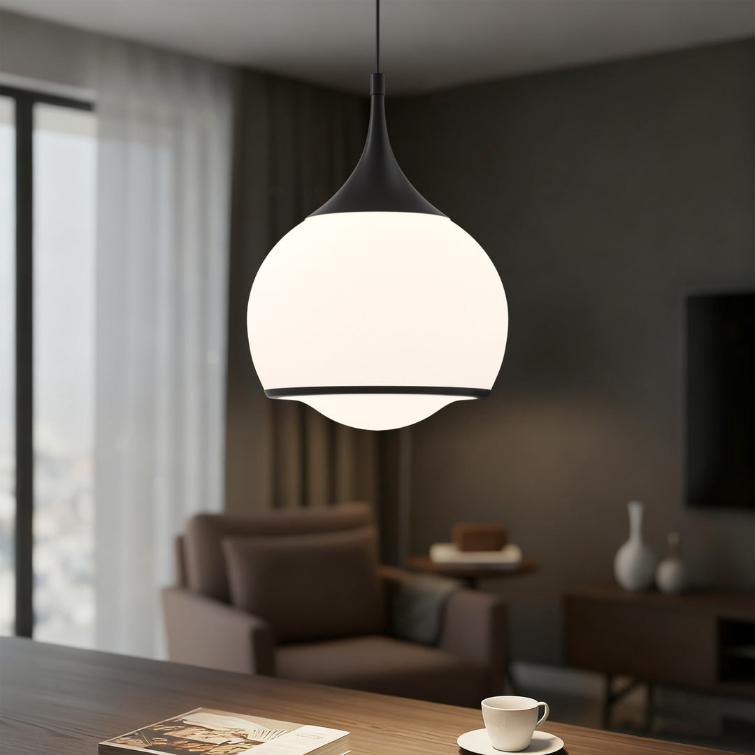 Nimbus 1-light Led Single Glass Pendant For Hallway/kitchen Island #MX21051