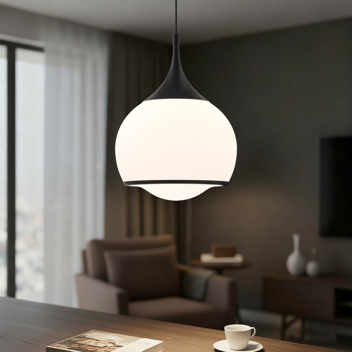 Nimbus 1-light Led Single Glass Pendant For Hallway/kitchen Island #MX21051