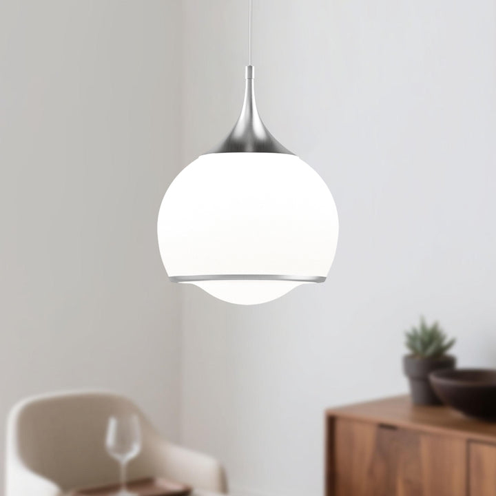 Nimbus 1-light Led Single Glass Pendant For Hallway/kitchen Island #MX21051
