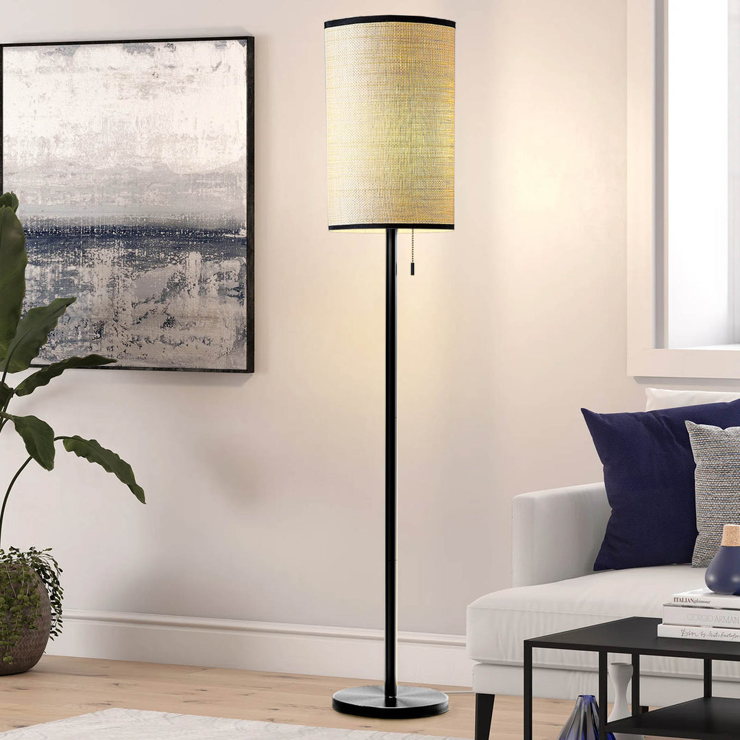 65'' Traditional Brass Floor Lamp #F221