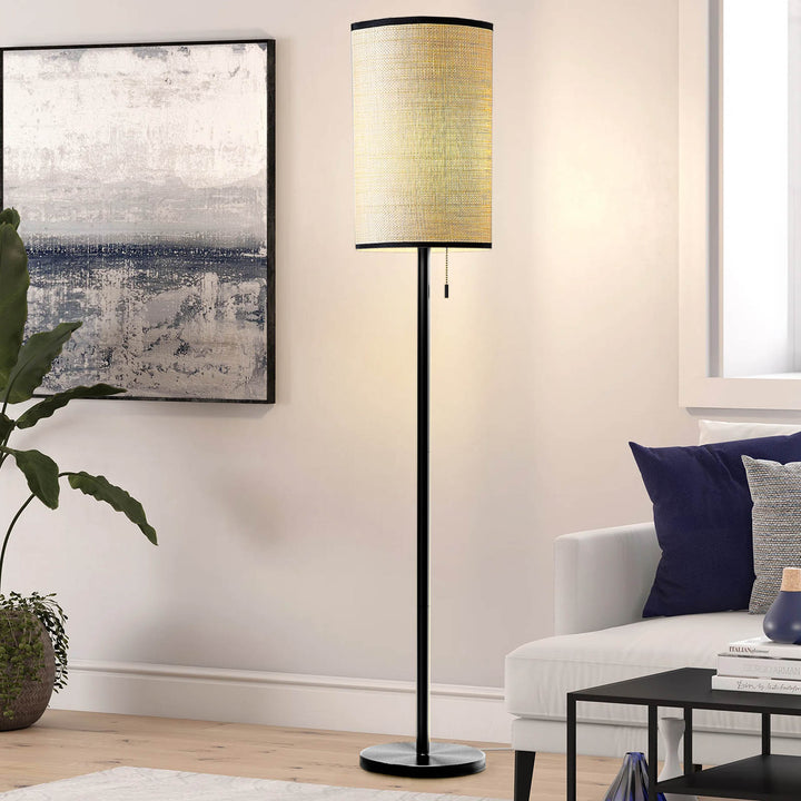 65'' Traditional Brass Floor Lamp #F221