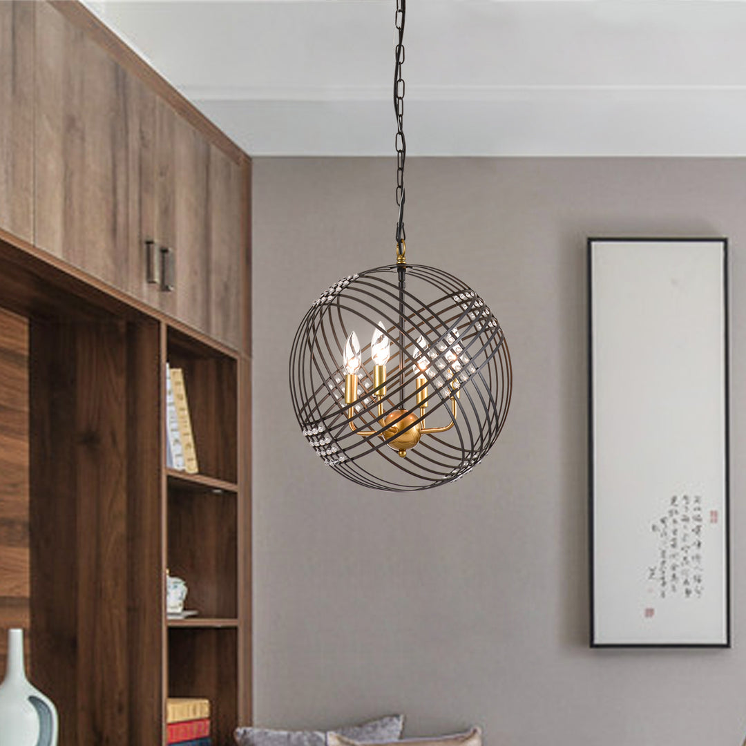 Maxax 4 - Light Unique/Statement Globe Pendant #MX19043