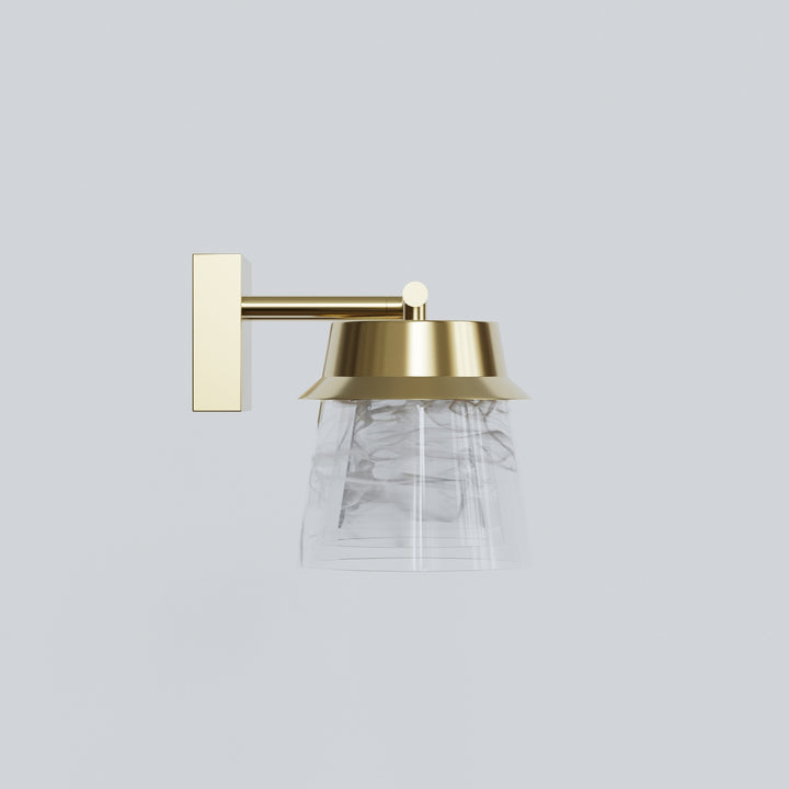 Glimmer 22.6w" 3-light Led Dimmable 3000k/4000k/5000k 3cct ETL Certificated Vanity Light With Patterned Glass #MX21055