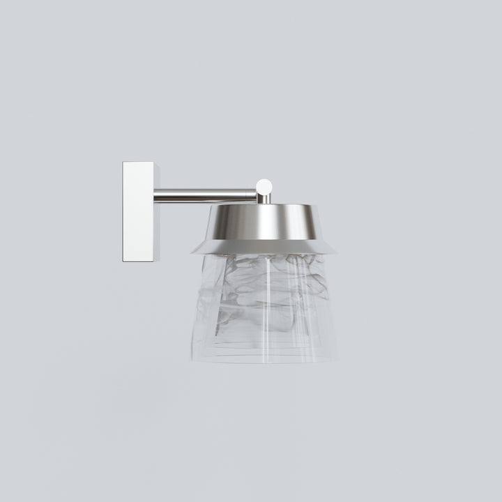 Glimmer 22.6w" 3-light Led Dimmable 3000k/4000k/5000k 3cct ETL Certificated Vanity Light With Patterned Glass #MX21055
