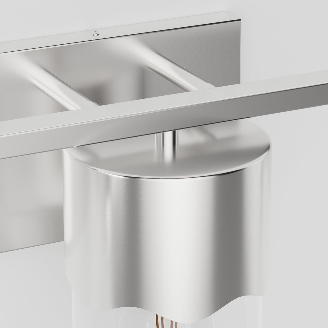 Lumin 3-light Dimmable Vanity Light With Scalloped Metal Shade