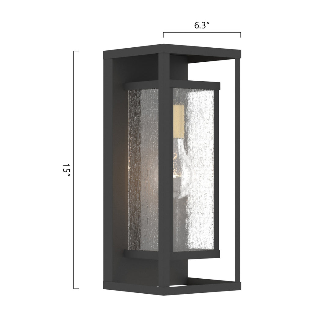 Maxax Wrought Iron Wall Light #MX7006-W1BK