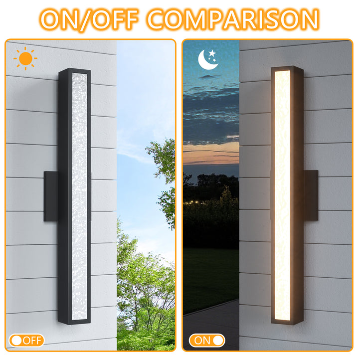 Solstice 1 - Light 15.4"H Led Aluminum Outdoor Wall Light (Set of 2) #7074