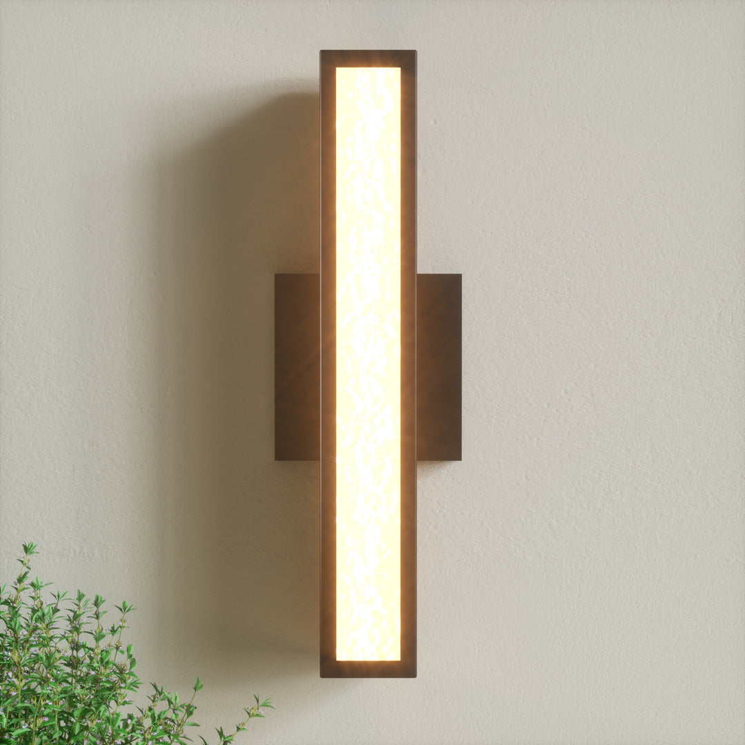Solstice 1 - Light 15.4"H Led Aluminum Outdoor Wall Light (Set of 2) #7074