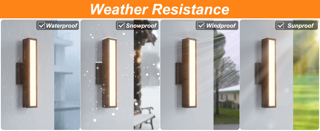 Solstice 1 - Light 15.4"H Led Aluminum Outdoor Wall Light (Set of 2) #7074