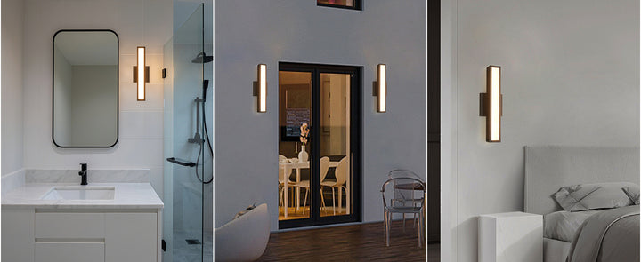 Solstice 1 - Light 15.4"H Led Aluminum Outdoor Wall Light (Set of 2) #7074