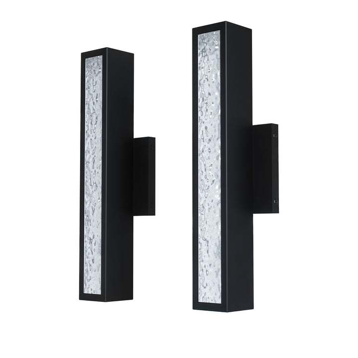 Solstice 1 - Light 15.4"H Led Aluminum Outdoor Wall Light (Set of 2) #7074
